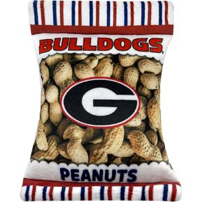 NCAA ILLINOIS FIGHTING ILLINI BEER BOTTLE PLUSH DOG & CAT SQUEAK TOY- Cutest STADIUM SODA BOTTLE SNACK Plush Toy for DOGS & CATS with INNER SQUEAKER & Beautiful Football/Basketball Team Name/Logo