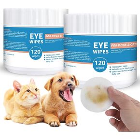 Tear Stain Remover Powder for Dogs & Cats - Gentle Formula for Absorbing Tears, Lightening & Preventing Stains - Safe and Effective -2.8 Oz.