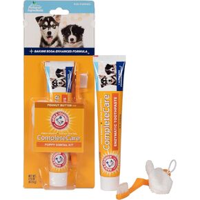 Arm & Hammer Complete Care Dental Gel, Gel-Style Dog Toothpaste - Fresh Breath, Tartar Control, Gentle on Enamel, Fluoride Free - Baking Soda Enhanced Dental Dog Supplies, Chicken Flavor, 2.5oz in Kuwait