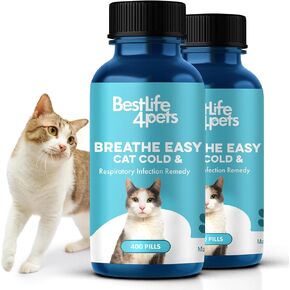 BestLife4Pets Cat Respiratory Comfort Supplement - 400 Pills in Saudi Arabia