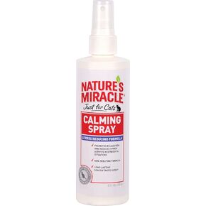 Nature's Miracle Cat Calming Spray, 8 Ounces, Stress-Reducing Formula for Cats