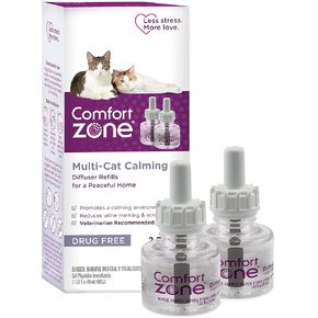 Comfort Zone Multi Cat Calming Diffuser Refills: 6 Pack