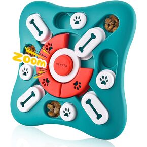 Dog Puzzle Toys, Treat Dispensing Dog Enrichment Toys for IQ Training and Brain Stimulation, Interactive Mentally Stimulating Toys as Gifts for Puppies, Cats, Dogs