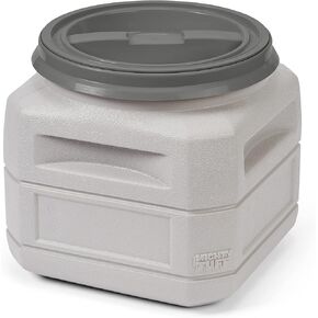 Mighty Tuff 13 Gallon/up to 54 Pound Pet Food Storage Container with Airtight Lid and Built-In Handles for Easy Transport, BPA Free, Made for Durable and Versatile Storage