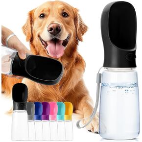 Mr. Pen- Dog Water Bottle, 19 oz, Large, Red, Portable Dog Water Bottle Dispenser, Dog Travel Water Bottle, Travel Dog Water Bottle Portable Water Bottle for Dogs On The Go, Pet Water Bottle