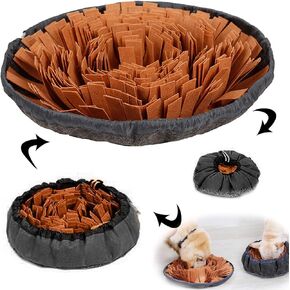 Pet Snuffle Mat for Dogs, Interactive Feed Game for Boredom, Encourages Natural Foraging Skills for Cats Dogs Bowl Travel Use, Dog Treat Dispenser Indoor Outdoor Stress Relief