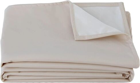Thin Reversible Waterproof Protective Bed Cover (King Size, 100 x 96 inch), for Pets, Babies; Incontinence, Dirt, Drool in Kuwait
