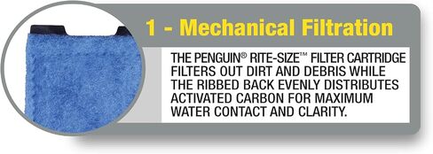 Marineland Penguin Bio-Wheel Replacement Power Filter Cartridges, For Aquarium Filtration, Rite-Size C, 6 Count in Kuwait