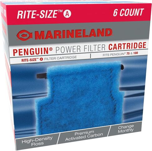Marineland Penguin Bio-Wheel Replacement Power Filter Cartridges, For Aquarium Filtration, Rite-Size C, 6 Count in Kuwait