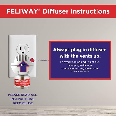 FELIWAY MultiCat Cat Calming Pheromone Diffuser Refill - 3 Pack in Saudi Arabia