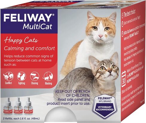FELIWAY MultiCat Cat Calming Pheromone Diffuser Refill - 3 Pack in Saudi Arabia