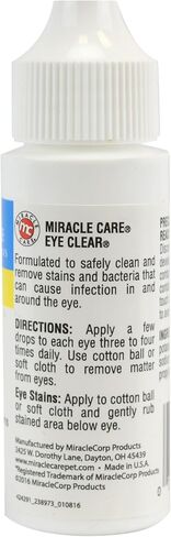 Miracle Care Eye Wash Pads - 90 Count ؛ العناية بالعيون للكلاب والقطط ، مناديل الحيوانات الأليفة الناعمة لتنظيف العيون بلطف ، والقطط المعقمة والكلب صياغة لإزالة حطام العين in Kuwait