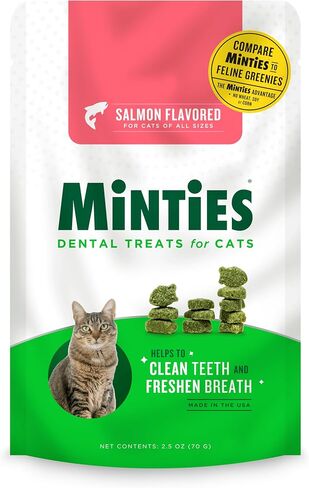 Minties Dental Chews for Dogs, 40 Count, Vet-Recommended Mint-Flavored Dental Treats for Medium Dogs 25-50 lbs, Dental Bones Clean Teeth, Fight Bad Breath, and Removes Plaque and Tartar in Saudi Arabia