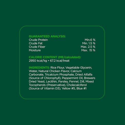 Minties Dental Chews for Dogs, 40 Count, Vet-Recommended Mint-Flavored Dental Treats for Medium Dogs 25-50 lbs, Dental Bones Clean Teeth, Fight Bad Breath, and Removes Plaque and Tartar in Saudi Arabia