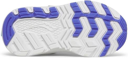 حذاء رياضي Saucony Ride JR، رمادي/أحمر/كحلي، مقاس 9.5 مقاس US للجنسين من الأطفال الصغار in Saudi Arabia