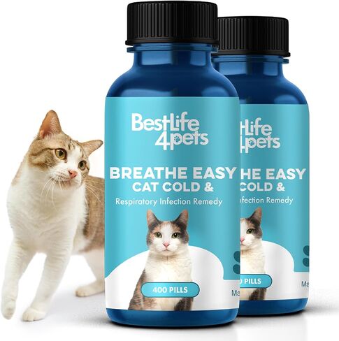 BestLife4Pets Cat Respiratory Comfort Supplement - 400 Pills in Saudi Arabia