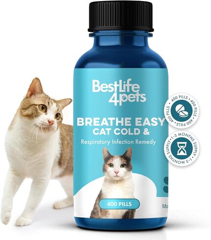 BestLife4Pets Cat Respiratory Comfort Supplement - 400 Pills in Kuwait