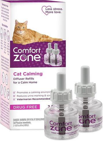 Comfort Zone Cat Calming Diffuser Refill, 6 Pack of 30-day refills in Saudi Arabia