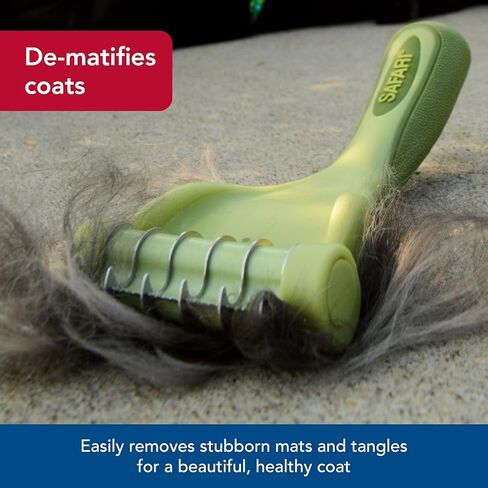 Coastal Pet Safari Shed Magic De-Shedding Tool - Long Hair Grooming Brush With Metal Comb for Cats in Saudi Arabia