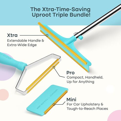 مزيل الشعر Pro Pro Pro Cleaner Prot مع أداة إزالة شعر الحيوانات الأليفة الصغيرة للأريك in Kuwait