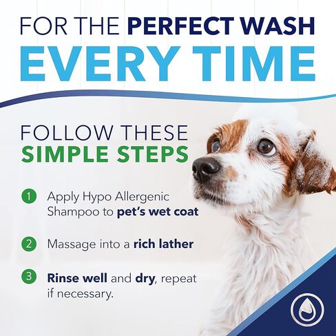 TropiClean OxyMed Medicated Cat & Dog Shampoo for Allergies and Itching | Soothing Oatmeal Shampoo for Dry Itchy Skin, Seborrhea, & Hot Spots | 20oz in Kuwait