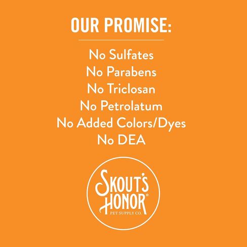 Skout's Honor Probiotic Cat Shampoo & Conditioner with Avocado Oil & Omega-3s, 97% Natural, Paraben & Sulfate-Free, Cruelty-Free, 16oz, Honeysuckle in Saudi Arabia