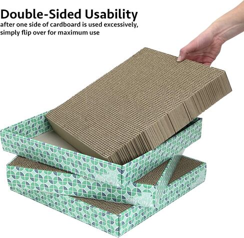 Kitty City XL Wide Cat Scratchers 3 قطع ، خدش القط ، وسادة خدش القط ، مقاطع الأبواب ، حماة الأثاث من خدش القط in Kuwait