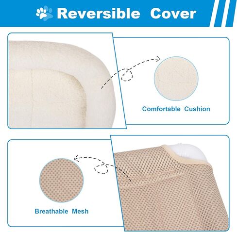 نافذة سرير القطط ، جثم نافذة النافذة النافذة ، أرفف القطط الأمان ، مقعد القطط المنقذ للقطط الكبيرة (مجموعة متميزة بيج) in Kuwait