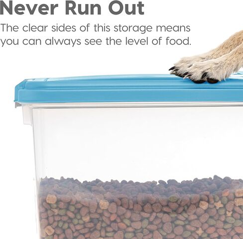 حاوية تخزين الغذاء من القزحية الأمريكية مع عجلات ، تصل إلى 30 رطلاً و 11 رطلاً ، مغرفة ثنائية الكأس ، حاوية تخزين للأغذية الرطبة ، قابلة للتكديس ، محمولة ، رمادية in Kuwait