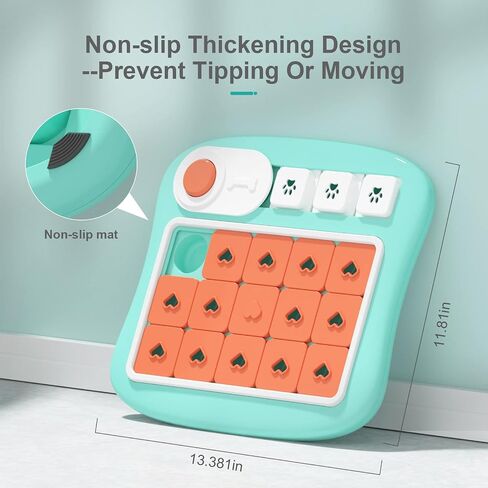 Interactive Dog Treat Puzzle Toys for IQ Training & Mental Stimulating,Fun Slow Feeder,Large Medium Small Dogs Enrichment Toys with Squeak Design in Saudi Arabia