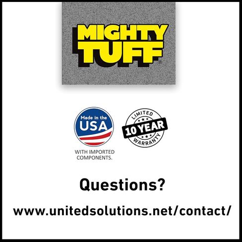 Mighty Tuff 13 جالون/تصل إلى 54 رطل حاوية لتخزين الطعام للحيوانات الأليفة مع غطاء محكم الإغلاق ومقابض مدمجة لسهولة النقل ، خالية من BPA ، مصنوعة لتخزين متين ومتعدد الاستخدامات in Kuwait