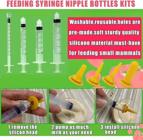 kewen Puppy Kitten Whelping Supplies, Whelping kit for Puppies Birth,Kitten Supplies,Dog Supplies,Puppy kit,Kitten Bottle Feeding kit for New Born Puppy Supplies and Kitten (Whelping Kit) in Kuwait
