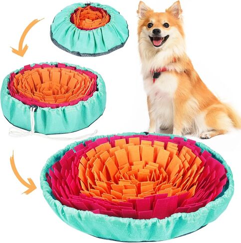 Vivifying Snuffle Mat for Dogs, Interactive Sniff Mat for Slow Eating and Keep Busy, Adjustable Dog Digging Toys Encourages Natural Foraging Skills and Mental Stimulation in Saudi Arabia