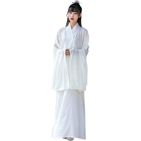 Hanfu Costume Long Robe Chinese Traditional Ancient Dynasty Kimono Underwear Bathrobe Nightwear