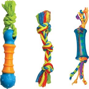Petstages Cool Teething Stick for Dogs - Soothing Chew Toy for Teething Puppies - Freezable for Added Relief - Durable & Safe Dental Aid, Multicolor, One-Size