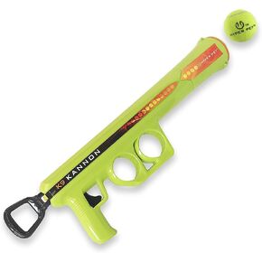 Hyper Pet K9 Kannon Dog Ball Thrower Launcher for Dogs, All Breeds Up To 60 Pounds, With One Hyper Pet 2.5 Inch Tennis Ball, For All Breeds