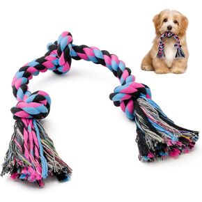 Dog Rope Toy for Large Dogs, Heavy Duty Dog Chew Toys for Aggressive Chewers, Indestructible Dog Toys for Large Dogs, Durable Cotton Tug of War Dog Rope Toys for Medium to Large Breed Teeth Cleaning