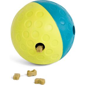 Outward Hound Nina Ottosson Dog Brick Dog Puzzle Interactive Treat Puzzle Dog Enrichment Dog Toy, Level 2 Intermediate, Blue