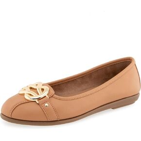 Aerosoles womens Big Bet Ballet Flat, Black, 8.5 Wide US