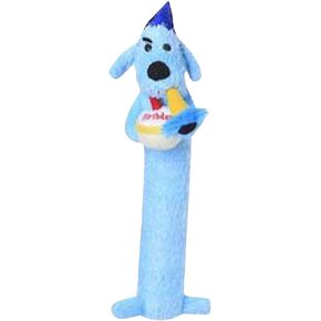 Multipet 12-Inch Squeaker Mat Soft Plush Dog Toy with 13 Squeakers, Colors may vary