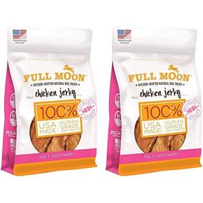 Full Moon Chicken Jerky Healthy All Natural Dog Treats Human Grade For Hip And Joint 12 oz