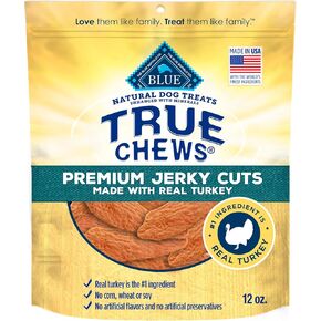 Blue Buffalo True Chews Premium Jerky Cuts Dog Treats with Natural Ingredients Chicken