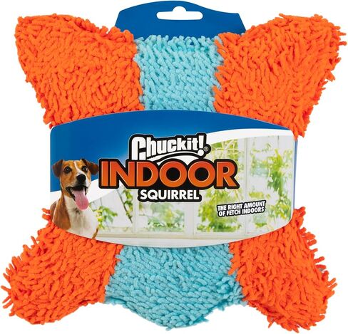 Chuckit! Indoor Fetch Ball Dog Toy for Dogs - Interactive Dog Toys for Boredom, 4.75 Inch, Orange and Blue in Saudi Arabia