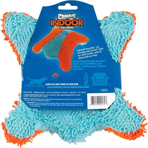 Chuckit! Indoor Fetch Ball Dog Toy for Dogs - Interactive Dog Toys for Boredom, 4.75 Inch, Orange and Blue in Saudi Arabia