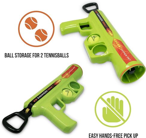 Hyper Pet K9 Kannon Dog Ball Thrower Launcher for Dogs, All Breeds Up To 60 Pounds, With One Hyper Pet 2.5 Inch Tennis Ball, For All Breeds in Kuwait
