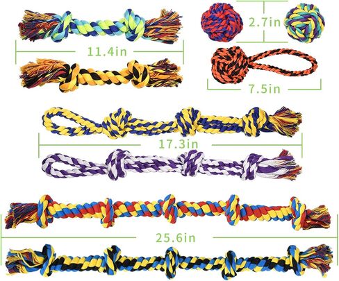 Dog Rope Toy for Large Dogs, Heavy Duty Dog Chew Toys for Aggressive Chewers, Indestructible Dog Toys for Large Dogs, Durable Cotton Tug of War Dog Rope Toys for Medium to Large Breed Teeth Cleaning in Kuwait