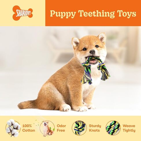 Dog Rope Toy for Large Dogs, Heavy Duty Dog Chew Toys for Aggressive Chewers, Indestructible Dog Toys for Large Dogs, Durable Cotton Tug of War Dog Rope Toys for Medium to Large Breed Teeth Cleaning in Kuwait