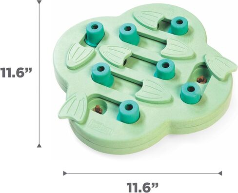 Outward Hound by Nina Ottosson Dog Hide N' Slide Treat Puzzle Enrichment Toy, Level 2 Intermediate, Purple, Composite in Kuwait