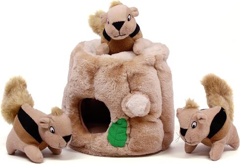 Outward Hound Hide A Squirrel Plush Dog Toy Puzzle, XL in Kuwait