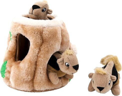 Outward Hound Hide A Squirrel Plush Dog Toy Puzzle, XL in Kuwait